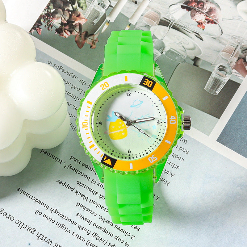 Quartz Wristwatches Kids Clock Analog Watch Waterproof