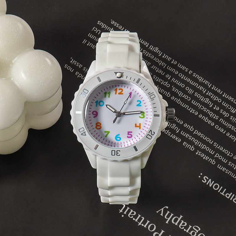 Quartz Wristwatches Kids Clock Analog Watch Waterproof