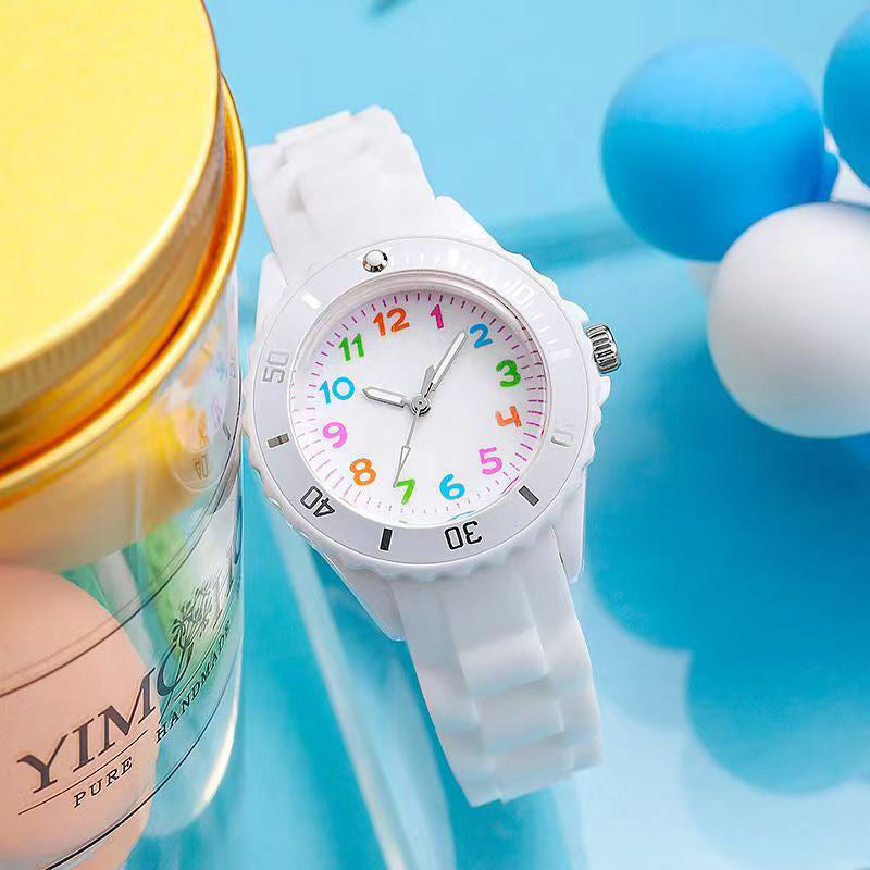 Quartz Wristwatches Kids Clock Analog Watch Waterproof