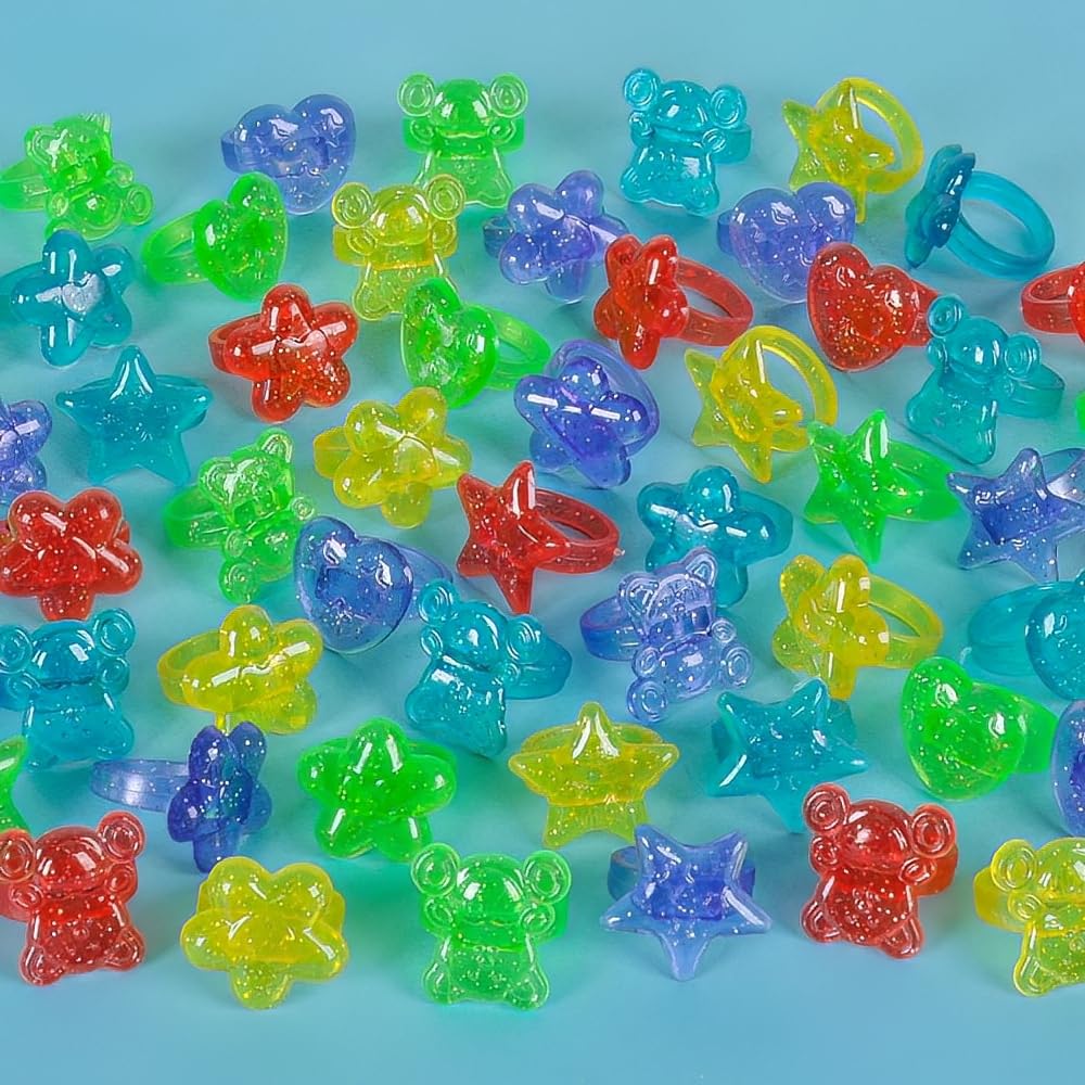 WOW Glitter Rings