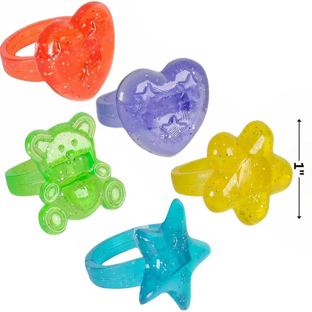 WOW Glitter Rings